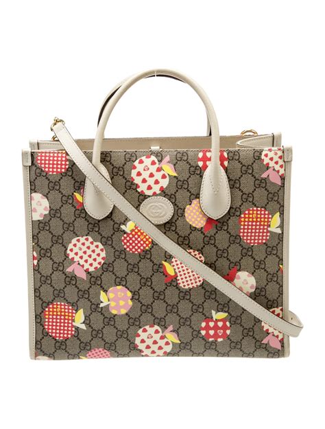 gucci les pommes tote|GUCCI® US Official Site .